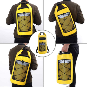 Custom logo <b>PVC</b> Outdoor Water Sports Mesh Bag Dry Bag Water Proof Backpack Camping Drybag - Product Image 3