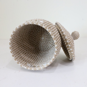 ตะกร้าหวายทรงกลม - Product Image 2