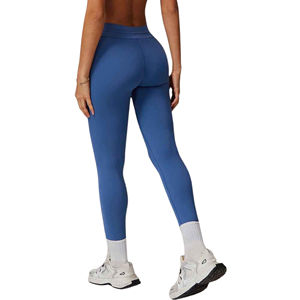 Custom Women's Fitness <b>Leggings</b> Seamless Solid <b>Pattern</b> Yoga Gym Activewear for Running or Daily Wear Summer Use - Product Image 4