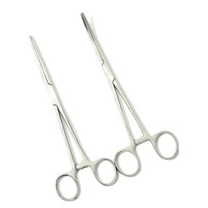 คีมหนีบห้ามเลือดสเตนเลสแบบตรงโค้งงอเครื่องมือผ่าตัดสำหรับเครื่องมือผ่าตัดห้ามเลือด - Product Image 5