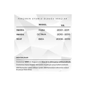 Housse inférieure d'accoudoir de console centrale pour Skoda Octavia, Fabia - Seat Ibiza - Beige - Product Image 5