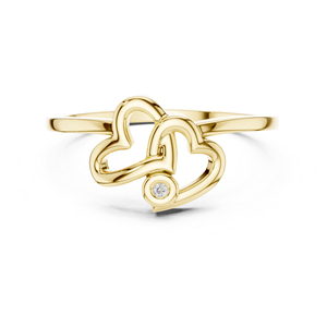 แหวนหมั้นเพชรทรงกลมเคลือบทองคำขาว 14K สำหรับผู้หญิง |   ของขวัญแต่งงานสุดหรูที่ได้รับการรับรองจาก IGI - Product Image 2