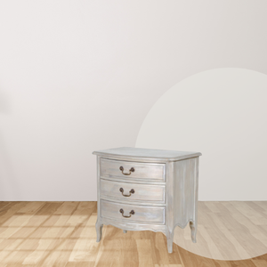 Meubles de salon français à prix de gros Table d'appoint ancienne Table d'appoint à trois tiroirs en bois massif Armoire de rangement en bois - Product Image 4