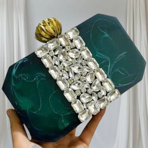 Bolso de mano de resina hecho a mano clásico - Product Image 1