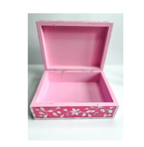 Boîte à bijoux MOP faite à la main forme rectangulaire taille personnalisée conception de nacre meilleure boîte à bijoux de vente - Product Image 4