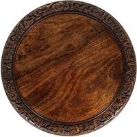 Table d'appoint et table basse modernes en bois, sculptées à la main, design Art Déco, pour salon, table de chevet, assemblage facile, vente en gros