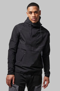 2025 hommes OEM Premium hommes deux pièces ensemble de vêtements de sport léger coupe-vent veste et short pour l'hiver Style Streetwear - Product Image 5