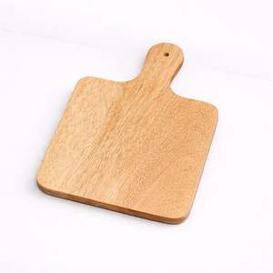 Small <b>Paddle</b> Chopping <b>Board</b> with Hanging Hole Smooth Thick Surface Ideal for Cutting Serving Snacks and Everyday Kitchen Use - Product Image 1