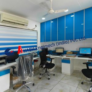 Contenedor de oficina moderno de dos pisos con panel sándwich y edificio de oficinas prefabricado impermeable sostenible de acero - Product Image 4