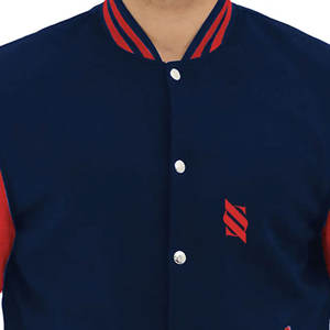 Lettermen personnalisé de haute qualité col montant et veste à manches longues pour hommes pour l'hiver - Product Image 5