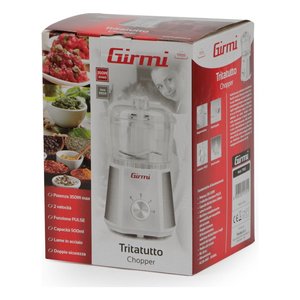 เครื่องเตรียมอาหารไฟฟ้ากีร์มี 250W สีเงินและสีขาว TR0500 เครื่องบดสับไฟฟ้าความจุ 500 มล. - Product Image 2