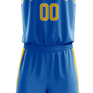 Ensemble d'uniformes de basket-ball pour hommes de l'équipe professionnelle Maillot et short sans manches personnalisés avec logo avant pour une utilisation sportive - Product Image 5
