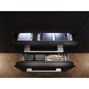 Réfrigérateur/Congélateur à Portes Françaises MasterCool 36 en Acier Inoxydable, Ligne de Plafond Élevée, Congélateur en Bas, Alimentation Électrique - Product Image 3