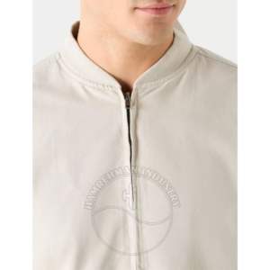 แจ็กเก็ตเบสบอลบอมเบอร์สำหรับผู้ชายเสื้อแจ็กเก็ตแนวสตรีทแฟชั่นทำจากโพลีเอสเตอร์ - Product Image 4