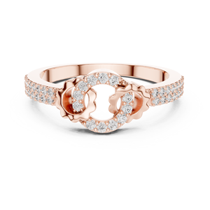 14K Halo Moissanite Anillo Regalo de aniversario de plata real - Product Image 2