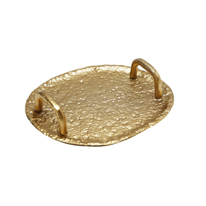 Bandejas de Servicio de Latón de Lujo sin Asas, Forma Rectangular, Bandeja Dorada para Servir Alimentos en Mesas, Uso en Hoteles y Bodas - Product Image 2