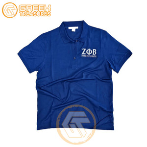 Polos de mujer Zeta Phi Beta al por mayor ropa de hermandad de mujeres Jersey de algodón Polo largo transpirable ropa griega de mujeres - Product Image 3