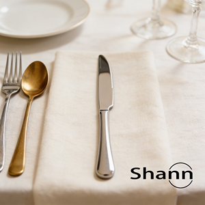 Couteau de table en acier inoxydable 22,5 x 2,05 cm, couteau de table en acier inoxydable 18/0, design moderne et luxueux, polissage miroir de haute qualité - Product Image 2