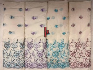 Tela de algodón Jacquard bordada para ropa informal y muebles para el hogar, trajes de diseñador textiles duraderos transpirables - Product Image 5