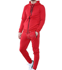 Ensemble de survêtements de gymnastique pour hommes avec logo personnalisé Combinaison d'entraînement à coupe ajustée Vêtements de fitness en tissu léger et extensible Survêtement de jogging pour hommes - Product Image 5