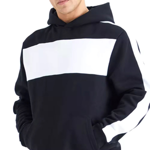 Ensemble deux pièces de survêtement streetwear pour homme, personnalisé, en molleton technique, respirant, en polyester, pour l'hiver, pour le sport et la gym - Product Image 4