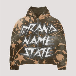 MOVATEXTILES 2025 Vente en gros 100% coton Sweats à capuche personnalisés de haute qualité Tops Sweats à capuche de sérigraphie surdimensionnés pour hommes - Product Image 4