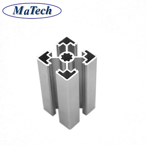 Profilé extrudé personnalisé 6061 6082 6063 <span class=keywords><strong>60x60</strong></span> Extrusion à rainure en T en aluminium à 3 fentes - Product Image 2