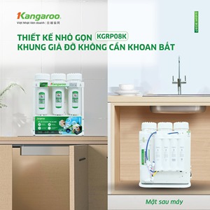 Système de filtre à eau par osmose inverse sous l'évier avec cadre pour ménage 9 étapes filtre à eau par osmose ou purificateur pour la maison - Product Image 3