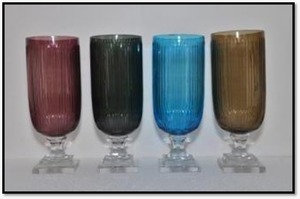 Juego de diseño único de vaso de cristal cortado a mano disponible en diferentes formas y tamaños de color. - Product Image 4