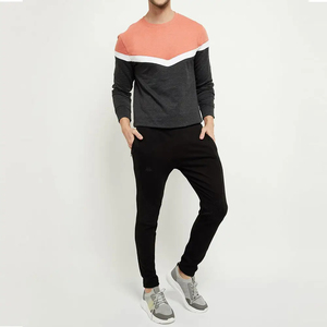 Meilleure qualité hommes décontracté vêtements de rue coton polaire pull élégant broderie lettre sweats dernier motif décoration - Product Image 3