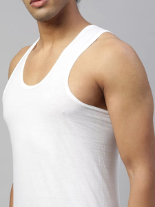 Camiseta sin mangas para hombre personalizada para deportes, correr, Fitness, 100% algodón, transpirable, culturismo, gimnasio, chaleco para hombre - Product Image 5