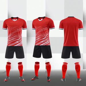 Mens soccer team kit with <b>embroidery</b> sponsor print logo name number quick dry <b>material</b> and full custom design options - Product Image 4