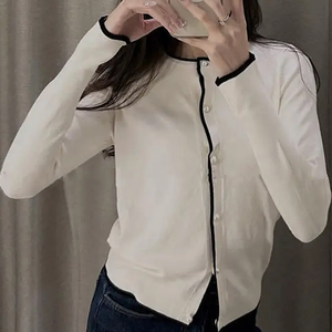 Custom <b>Vintage</b> College Letterman Knitted <b>Cardigan</b> 100% Cotton Button Decoration ODM OEM Services Trending Winter Printed Pattern - Product Image 6