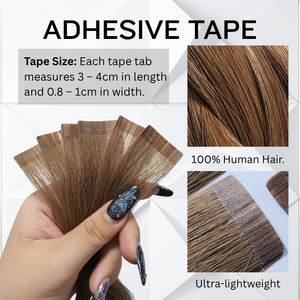 Invisible Adhesive <b>Tape</b> Hair Extension Wholesale Double Side Baby & Virgin Injection <b>Tape</b> in Hair Extensions Vietnamese - Product Image 1