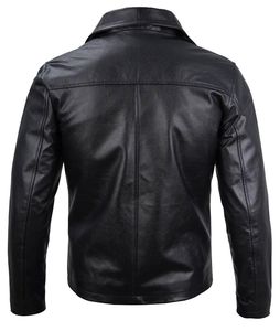 Chaqueta de cuero genuino original para hombre, chaqueta clásica de moda para motociclista, estilo motocicleta, colección de calle alta de lana, hecha en Pakistán - Product Image 4
