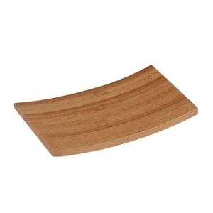 Porte-savon en bois naturel de qualité supérieure, antidérapant, durable, pour lavabo de salle de bain, porte-savon en bois fait à la main avec un système de drainage d'eau - Product Image 3