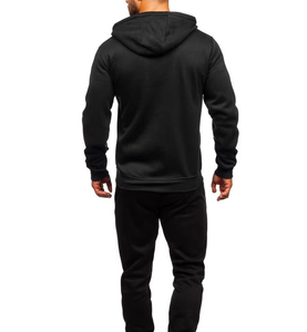 Sweat à capuche au design étonnant pour hommes Logo personnalisé Respirant Manches longues Basics Sweats à capuche en coton mélangé pour hommes - Product Image 2