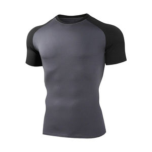 Camiseta de gimnasio de gran tamaño directa de fábrica para hombre, poliéster personalizado, secado rápido, absorción de humedad, entrenamiento físico, culturismo, ropa de entrenamiento - Product Image 4