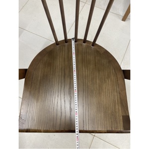 Dormitorio Apartamento Material de madera Sala de estar Moderna Chaise De Cafe Diseño tradicional Sofá natural Silla - Product Image 2