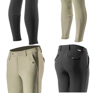 กางเกงขี่ม้าผู้ชายแบบคลาสสิก 4 กระเป๋า แต่งแถบสะท้อนแสงที่เข่า สีตามสั่ง ลดราคาพิเศษ พร้อมอานม้า - Product Image 6