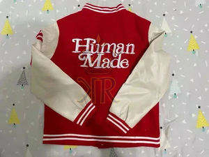 Chaqueta Universitaria Personalizada de Estilo Urbano, Ajustada, para Hombre, Talla Grande, con Logotipo Frontal, Exterior de Poliéster y Lana, Venta al por Mayor - Product Image 3