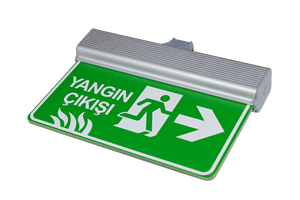 Alfamax LIFE-X LED Emergency Exit <b>Sign</b> Luminaire 3-5 Hours Ni-Cd Battery Backup IP40 Rated Ra>80 CRI High Visibility Light - Product Image 3