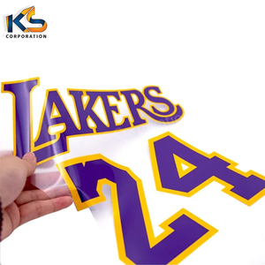 Diseños de impresión de transferencia de calor de impresión de pantalla personalizados Números de vinilo deportivos Transferencias de calor de plastisol para camisetas - Product Image 5