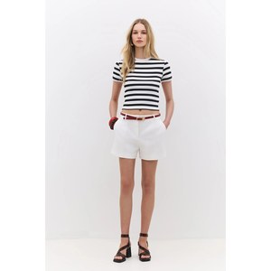 Camiseta sin Mangas de Cuello Redondo para Mujer, Corte Regular, Informal, 100% Algodón, Transpirable, Corta, Talla XS para Verano - Product Image 1