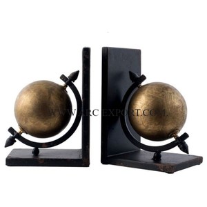 Standard <b>Gold</b> Polished Deer Design Metal Bookend Home Use <b>Book</b> Stand for School Office Library Study Room in Cheapest Price - Product Image 5