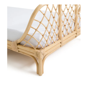 Vente en gros de petits meubles pour enfants, meilleure vente de lit une personne en rotin de qualité supérieure, lits pour enfants naturels fabriqués au Vietnam - Product Image 4
