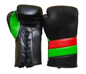 Gants de boxe pour hommes, respirants, à lacets, faciles à porter en usine, fabriqués en usine, à vendre à un prix abordable - Product Image 1