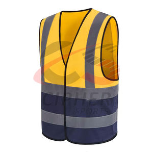 Chaleco de trabajo de seguridad sin mangas de último diseño, chaleco personalizado para exteriores, chaleco de trabajo de seguridad de malla para hombres - Product Image 2