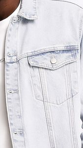 Veste Jeans 100% Coton Premium Personnalisé Jeans Veste Streetwear Mode - Product Image 4