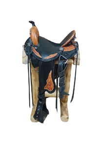 ชุดนักแข่งม้าหนังแท้คุณภาพพรีเมี่ยมอานม้าแบบตะวันตกและอังกฤษสำหรับขี่ม้า - Product Image 2